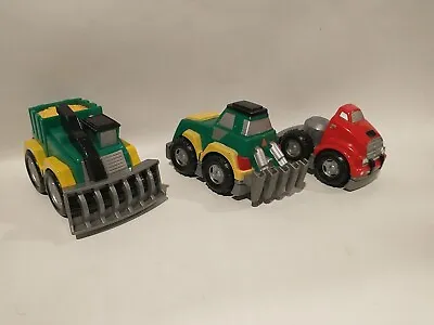 Mega Bloks First Builders Set Of 3 Trucks Plastic Vehicles 4  • $12.54