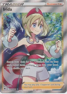Pokémon TCG Irida Astral Radiance 186/189 Holo Full Art Ultra Rare • $18