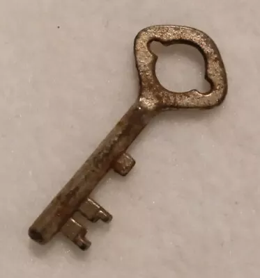 Vintage Old Antique SKELETON Key Approx 1-1/2  Long Steel ~ Fast Shipping! ~ E • $10