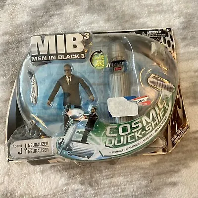 MIB Men In Black 3 Agent J Figure W/ Cosmic Quick-Shift Neuralizer NIP 2012 • $29.75