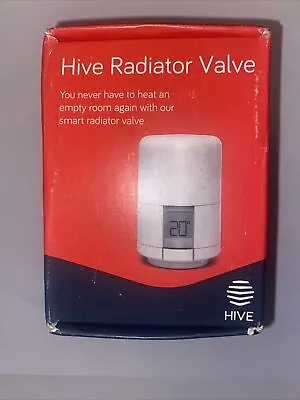 Hive Thermostatic Radiator Valve Head - White UK BNIB - Sealed • £47.99