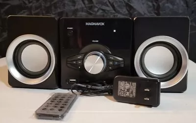 Magnavox MM442 3-Piece Top Loading CD Shelf System With Digital PLL FM • $54