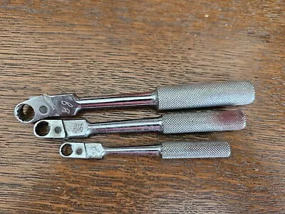 Rare Aviation 3 Single Ratchet Wrenches 5120-779-4478 1/4  4480 5/16  & 4482 3/ • $20