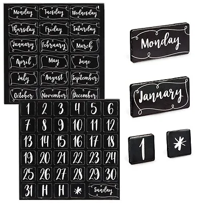 50 Piece Magnetic Calendar For Classroom And Whiteboard With Day Month Numbers • $9.89