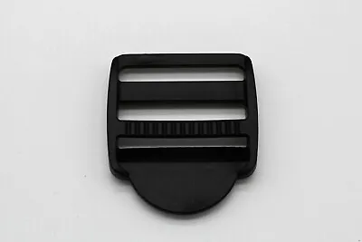 4 Ladderlock Buckles For 38mm Webbing Made Acetal Black Plastic • £2