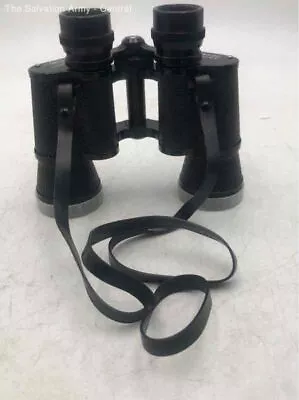 Vintage Carton Black Coated Optics 8 X 40mm 6.5 Binoculars With Leather Case • $9.99