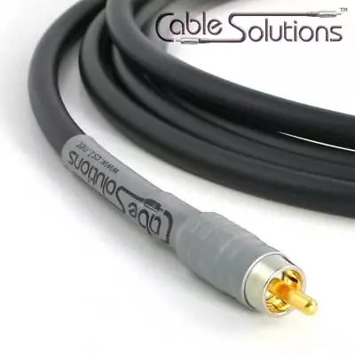 Cable Solutions Signature Series 77 Subwoofer Interconnect Cable 14m • $138.30