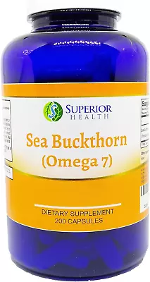 Sea Buckthorn - Omega 7 - 200 Capsules • $75