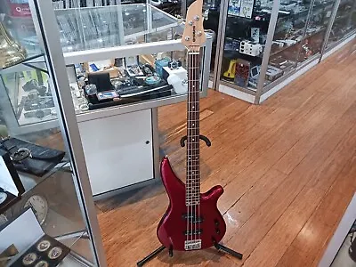 Yamaha RBX170 4-String Electric Bass Guitar Metallic Red • £182.12