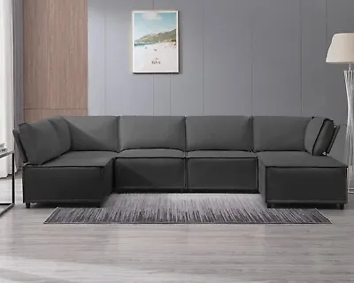 Sectional Sofa Variable Modular Oversized Couch U/L Shaped Convertible Sofa • $799.99
