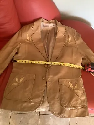 Pioneer Wear Leather Jacket Snakeskin Accents Nice! • $36.99