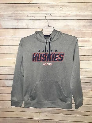 Champion NCAA UConn Huskies Connecticut Sweatshirt Hoodie Mens Medium Basketball • $28.49