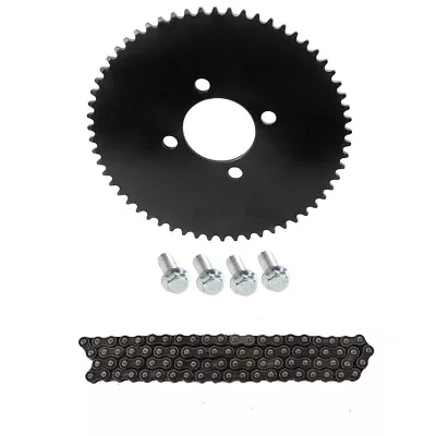 #35 116Link Chain + 60T 51mm Rear Sprocket For Go Kart Mini Bike Quad ATV • $28.48