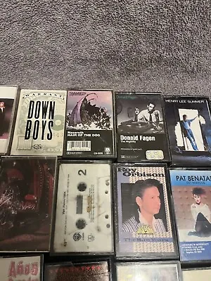 $9.99 • Buy Lot Of 17 Vintage Rock And Roll Cassette Tapes 