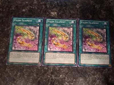 3X Vylon Filament GENF-EN057 - Yugioh Yu Gi Oh! 3 Playset Mixed • $1.26