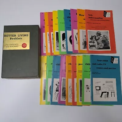 Better Living Booklets (18) For Parents And Teachers (1950s) • $12.45