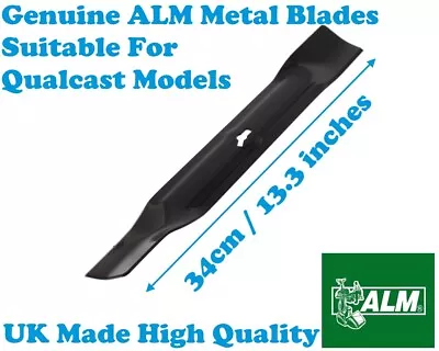 QUALCAST RM34 MEB1434M Lawnmower 34cm Metal Blade ALM GD070 • £14.50