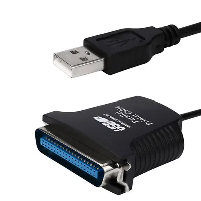 £5.15 • Buy USB To Parallel Printer Cable, 36pin USB Port Adapter Adaptor Cable LeUL YIUK