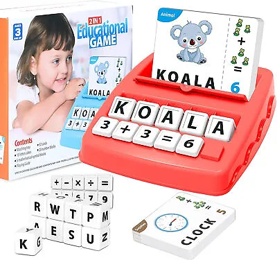 £11.98 • Buy Gift Kids Toys Age 3 4 5 Year Old Boys Girls Matching Letter Game Number Gifts