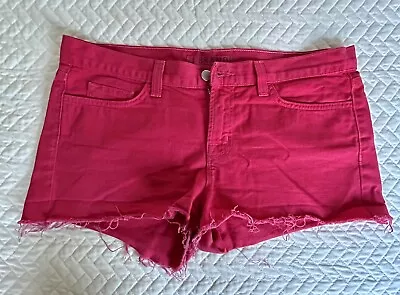 J. Brand Cut Off Shorts Red Size 29 Made In USA • $18