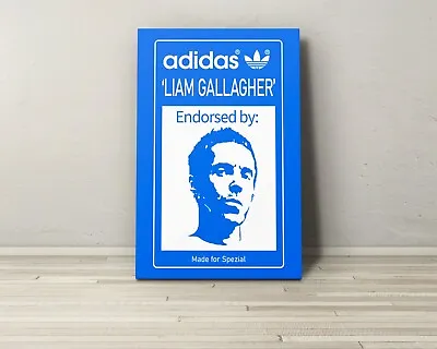 Liam Gallagher Adidas Spezial Aluminium Sign 30 X 20cm • £13