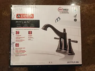 $89.97 • Buy Delta Faucet Mylan 2-Handle Centerset Bathroom Faucet With Drain Venetian Bronze