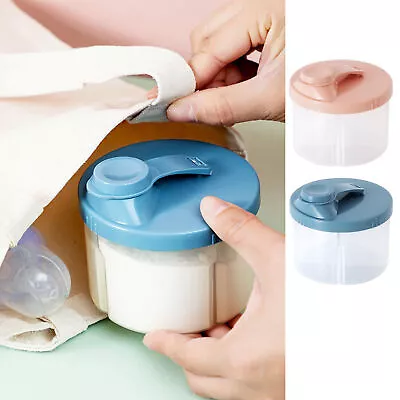 Baby Milk Powder Container Snack Pot Dispenser Storage Box With Lid • £6.99