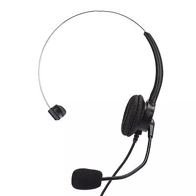 Telephone Monaural Headset Landline Phone Headphone With Mic For Home Use FST • £13.92