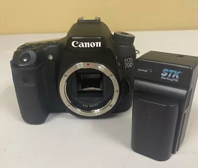 Canon EOS 70D 20.2MP DSLR Digital Camera Black Body From Japan • $239.99