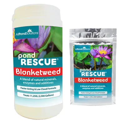£8.39 • Buy Pond Rescue Blanketweed Water Treatment Blanket Weed Remover 100g-10KG