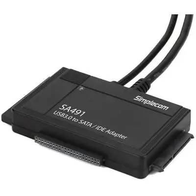 $37.40 • Buy Simplecom SA491 3 In 1 USB 3.0 To 2.5 /3.5 /5.25  SATA/IDE Adapter