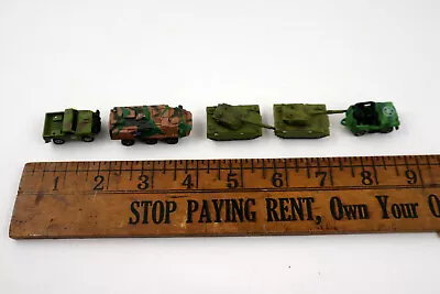 Vintage Micro Machines Military Lot Of 5 Vehicles Tanks Jeeps Etc • $19.99
