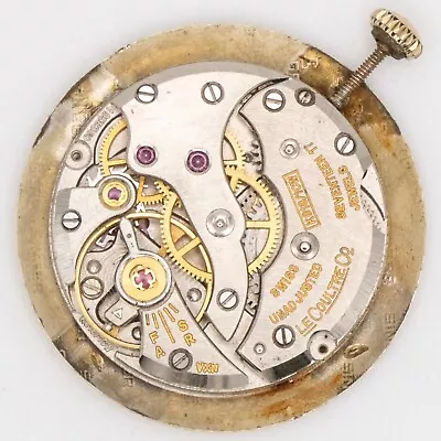 Vintage LeCoultre Caliber K818/1CW 17-Jewel Wristwatch Movement Parts / Repair • $132