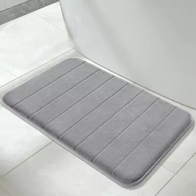 Memory Foam Bath Mat Large Size 31.5 X 19.8 Inches  Soft Comfortable Non-Slip • $9.99