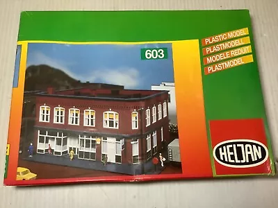 Heljan 603 Con-Cor N Crookville Bank Block Building Kit Open Box Unassembled • $25.50