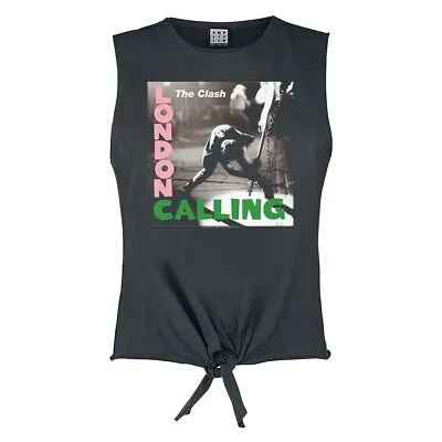 Amplified Womens/Ladies London Calling The Clash T-Shirt GD968 • £28.59