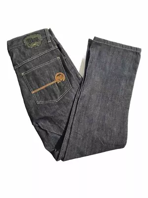 Mecca Dark Denim Jeans W/Embroidery Pockets SZ 32/34 New • $28