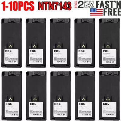 2500mAh NTN7143 NTN7144 Battery For MOTOROLA HT1000 MT2000 MTS2000 Lot • $132.99