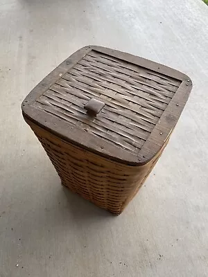 Vintage 1988 Longaberger Hamper Basket 17x14” • $38