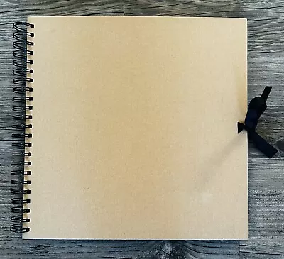 £5 • Buy Hobbycraft 30x30cm - 80 Page Blank Brown Craft/Kraft Paper Hardback Scrapbook