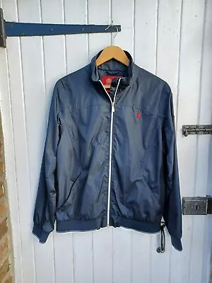 £28 • Buy Musto Ladies Navy Harrington Style Jacket / Lightweight Coat - Uk M/l - Red Logo
