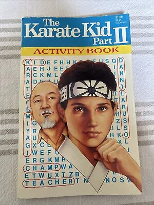 $4.99 • Buy Vintage Karate Kid Part II Activity Book 1986