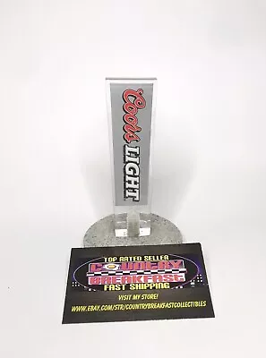 Coors Light Beer Acrylic Shotgun Mini Logo Beer Tap Handle 4.5” Tall - Nice! • $23.70