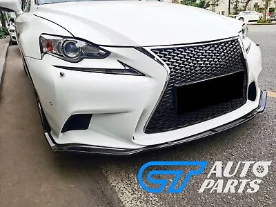 Carbon CF Front Bumper Lip Diffuser For 2014-2016 Lexus IS250 IS350 Sport • $199