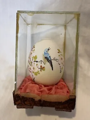 Hand Painted Oriental Asian Real Egg Signed Vintage Notions Unlimited 1972 • $9.99