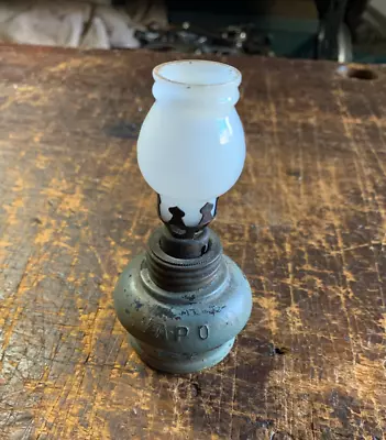 Antique Vapo Vaporiser Oil Lamp Small Cresolene Lamp  Vapo.  1800's • $25.58