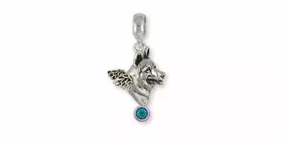 £109.73 • Buy German Shepherd Charm Slide Jewelry Sterling Silver Handmade Dog Charm Slide GS1