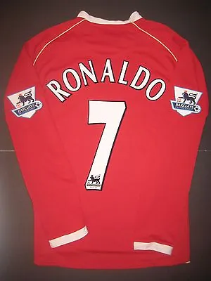 2006-2007 Nike Manchester United Cristiano Ronaldo Long Sleeve Jersey Shirt Kit • $699.99