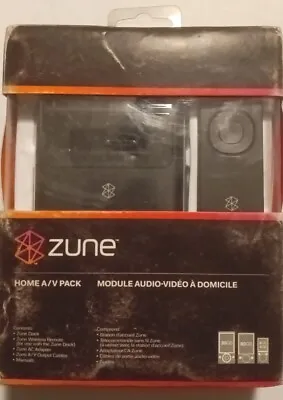 Microsoft Zune Home AV Pack Remote Power AC Adapter Sync Charger Dock • $24