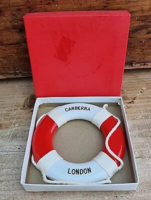 SS Canberra London Cruise Liner Souvenir Lifebuoy In Presentation Box • £0.99